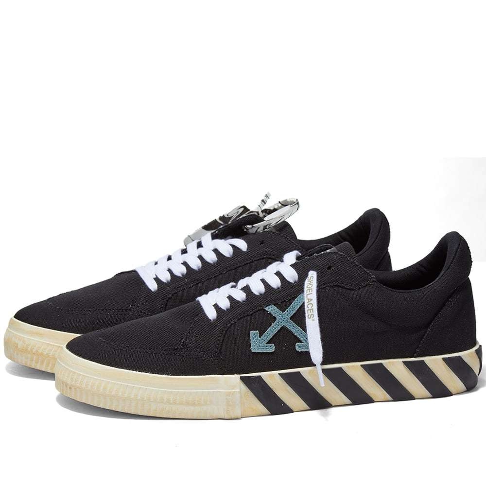 Photo: Off-White Low Vulcanized Eco Canvas Sneaker
