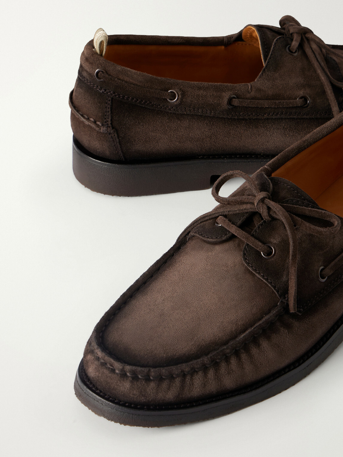 Officine Creative - Balfron 002 Suede Boat Shoes - Brown