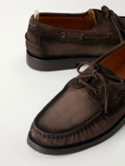 Officine Creative - Balfron 002 Suede Boat Shoes - Brown