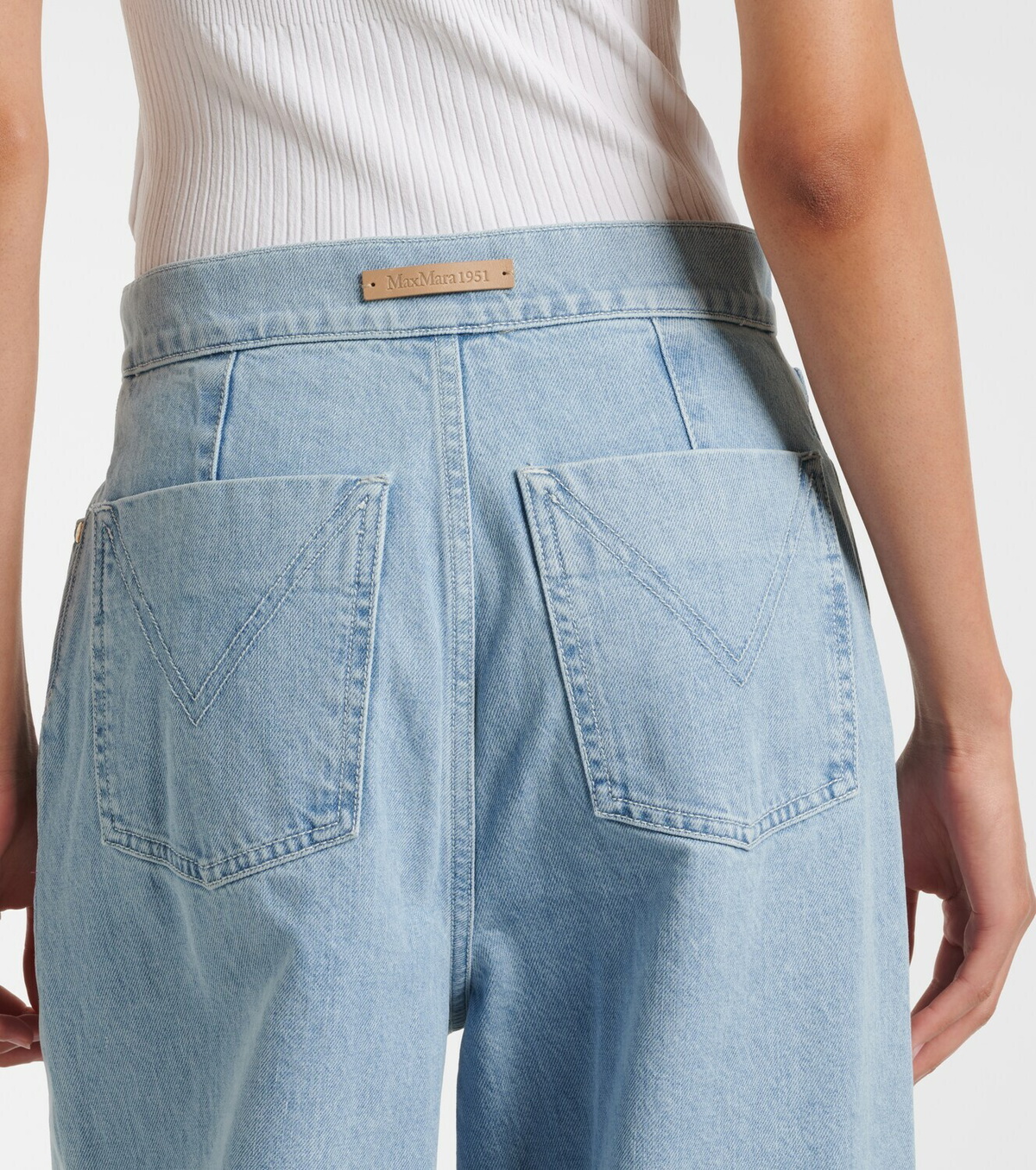 Max Mara High-rise wide-leg jeans