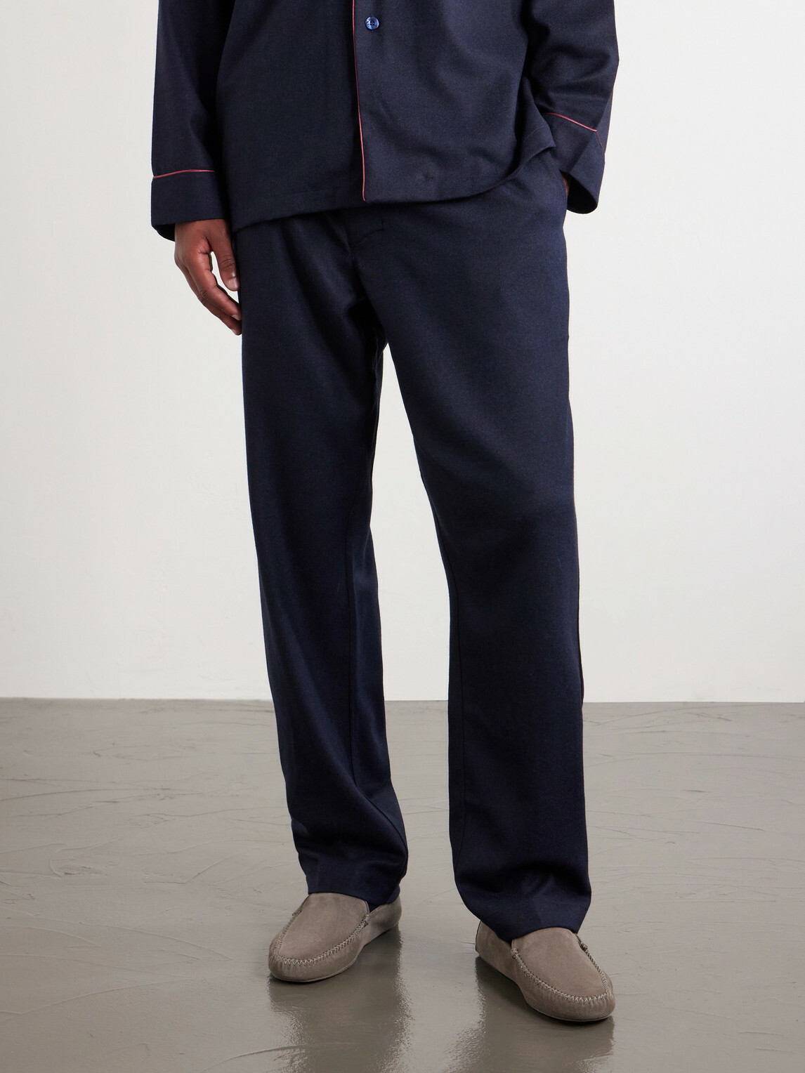 Thom Sweeney - Suede Slippers - Neutrals