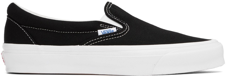 Photo: Vans Black OG Classic Slip-On LX Sneakers