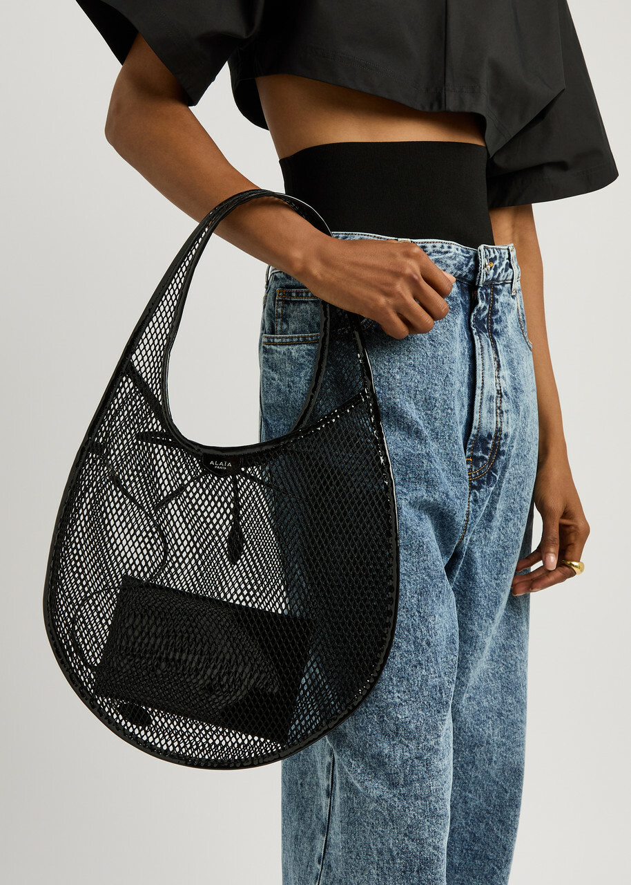 Alaïa One Piece Medium Mesh Tote - Black - One Size