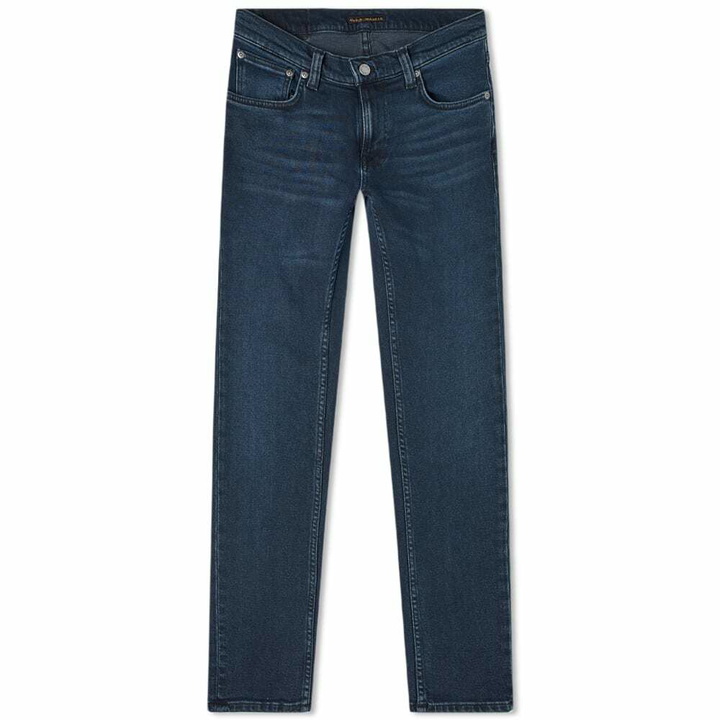 Photo: Nudie Jeans Co Men's Nudie Tight Terry Jean in Blue Revelation