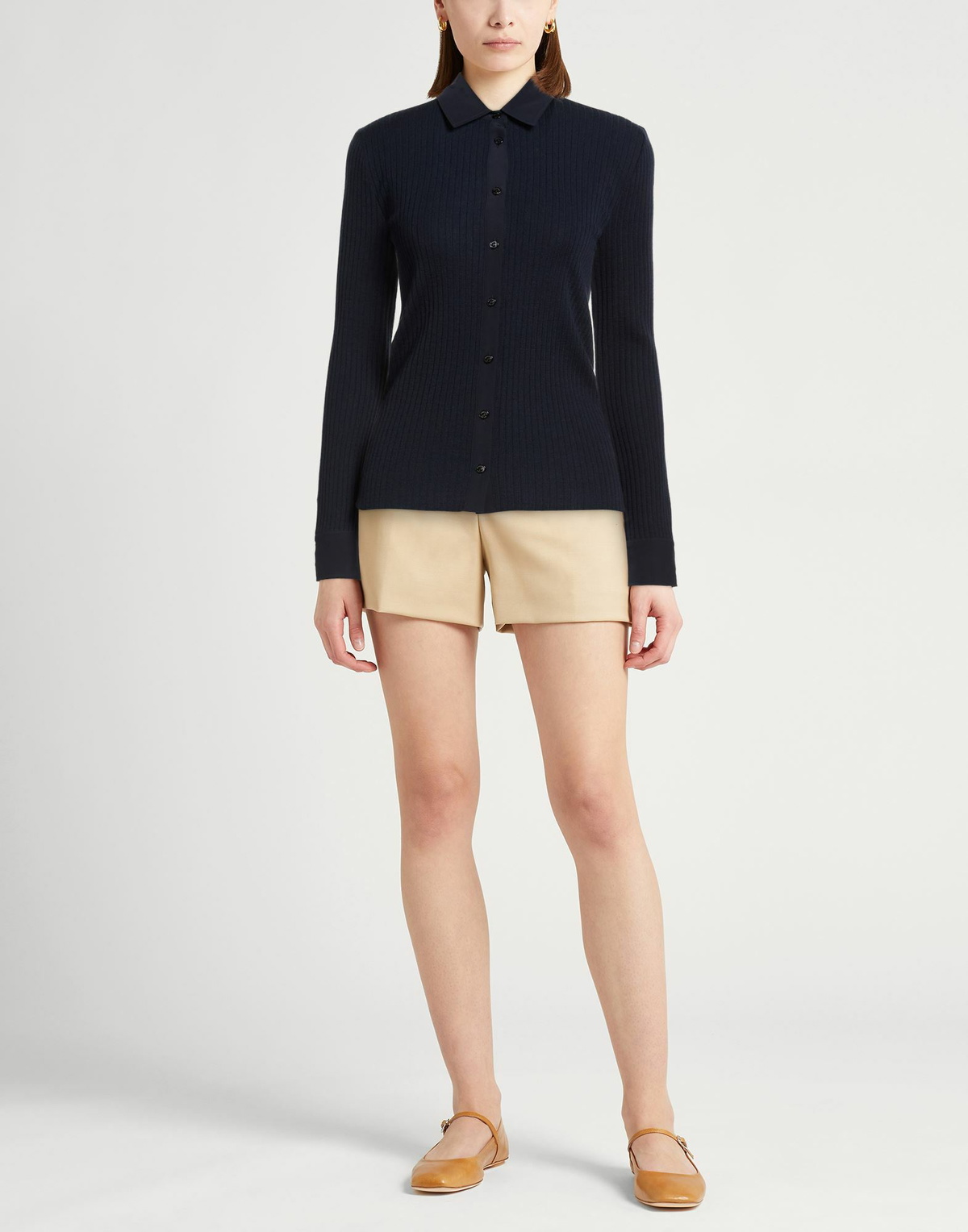 Agnona Womens Shirt Midnight in Blue