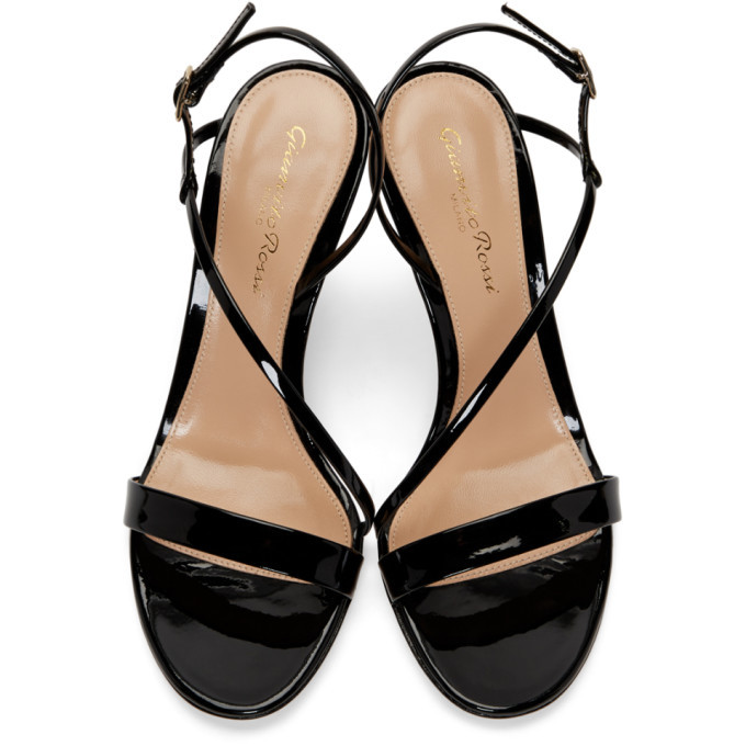 Gianvito Rossi Strappy Sandal in Black | FWRD