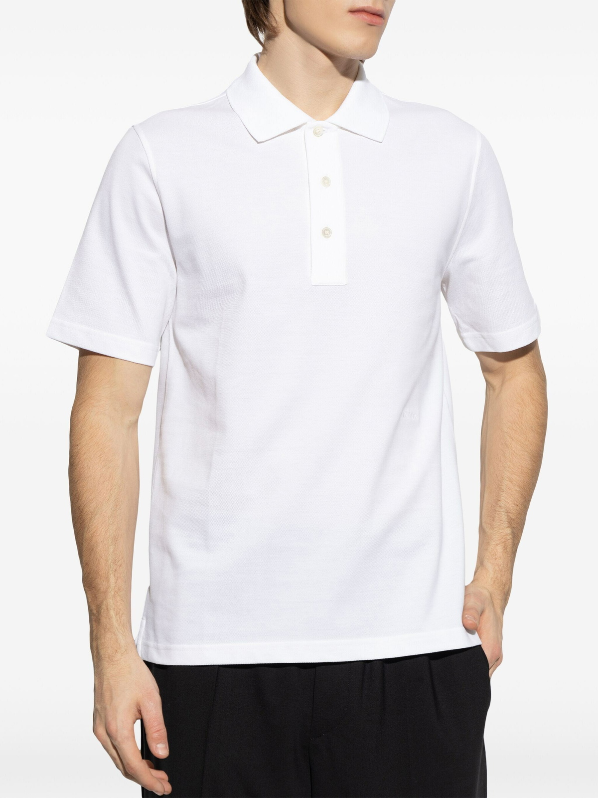 Lanvin Regular Polo in White