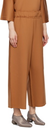 132 5. ISSEY MIYAKE Tan Outseam Trousers