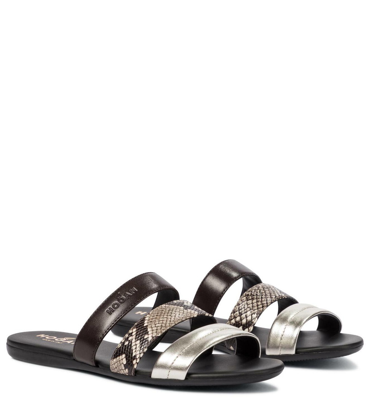 Photo: Hogan Valencia leather sandals
