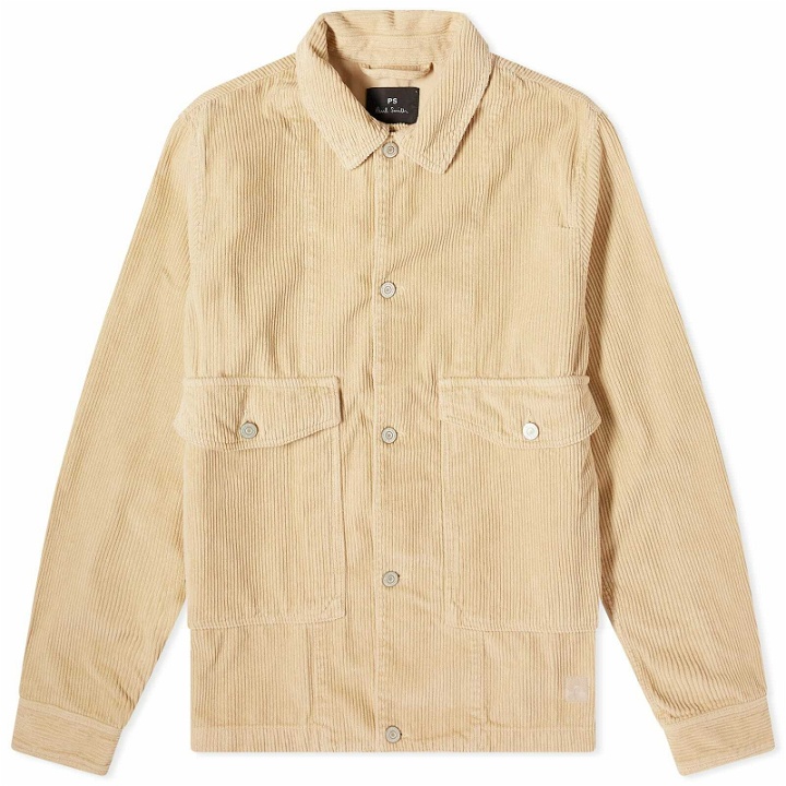 Photo: Paul Smith Men's Cord Overshirt Jacket in Brown