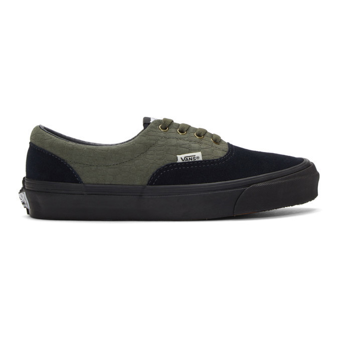 Photo: Vans Navy and Grey WTAPS Edition OG Era LX Sneakers