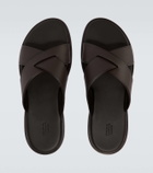 Zegna Leather sandals