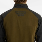 Umbro by Slam Jam Men's Tactical Half Zip Sweat in Black Army Green