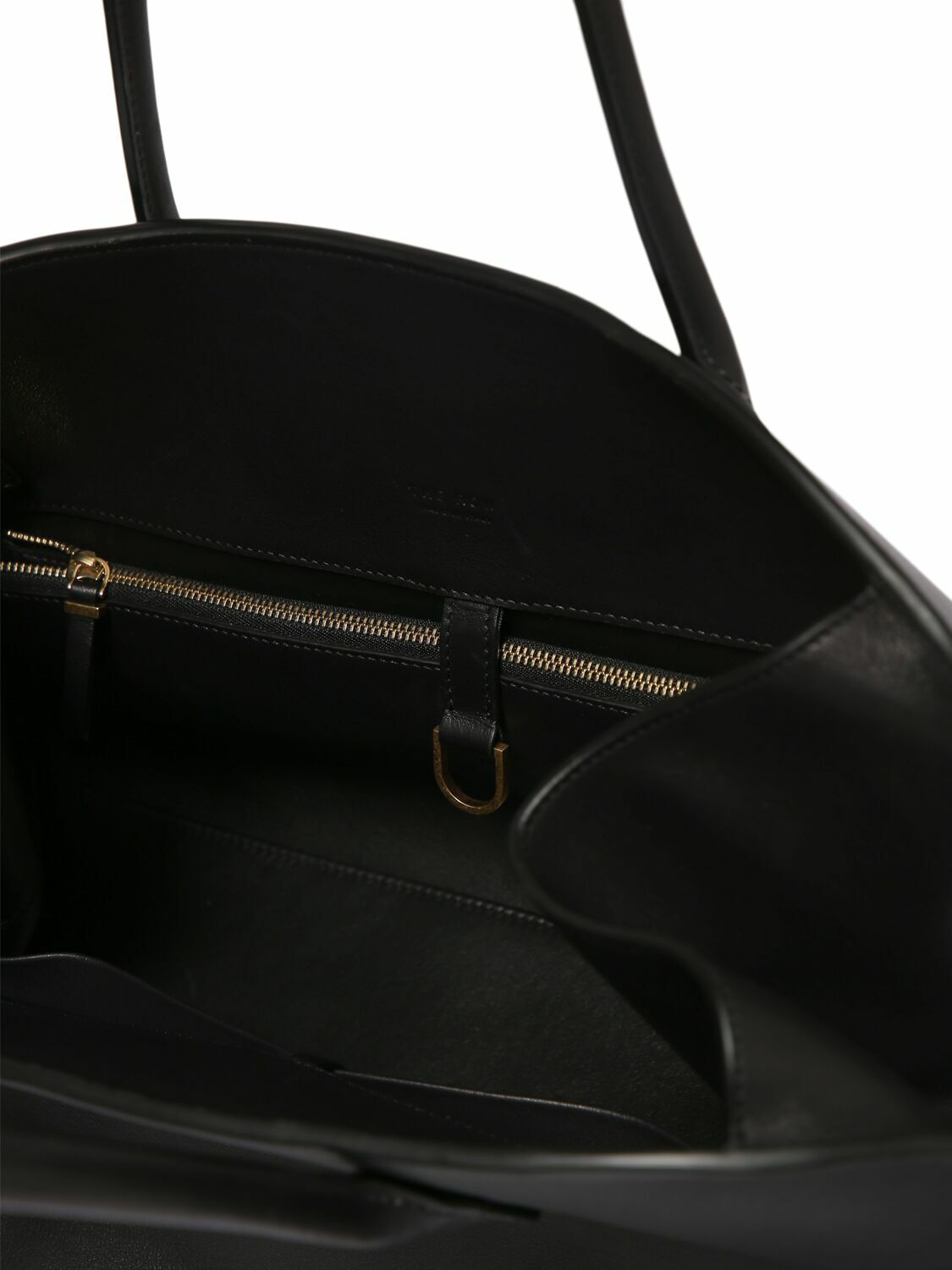 THE ROW E/w Margaux Leather Top Handle Bag The Row