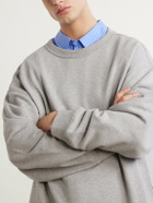 Dries Van Noten - Hax Oversized Cotton-Jersey Sweatshirt - Gray