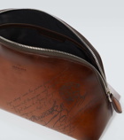 Berluti Toujours Soft Scritto leather pouch