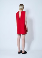 Sportmax Plunge Mini Dress With Belt