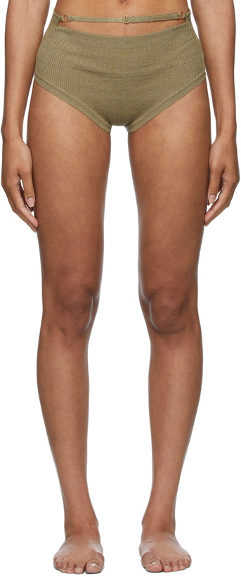 Photo: Jacquemus Khaki La Montagne 'La Culotte Picchu' Briefs