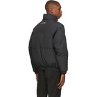 Essentials Black Nylon Puffer Jacket