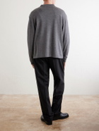 Officine Générale - Bay Merino Wool Polo Shirt - Gray