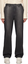 Solid Homme Gray String Lounge Pants