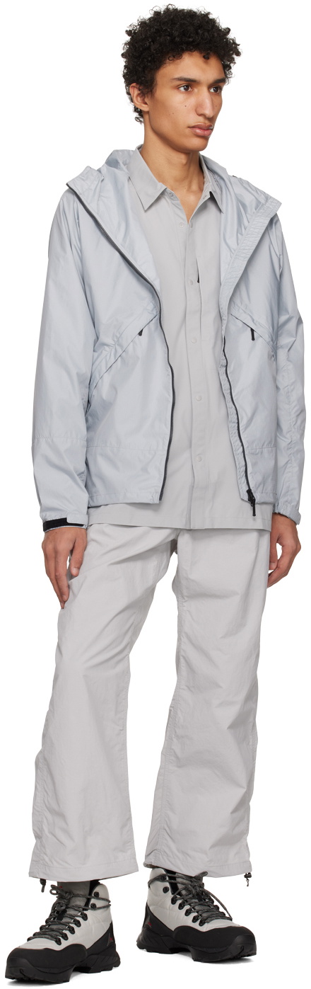 Goldwin Gray All Direction Active Hike Shirt Goldwin