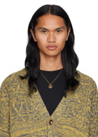 AMBUSH Gold Peace Charm Necklace