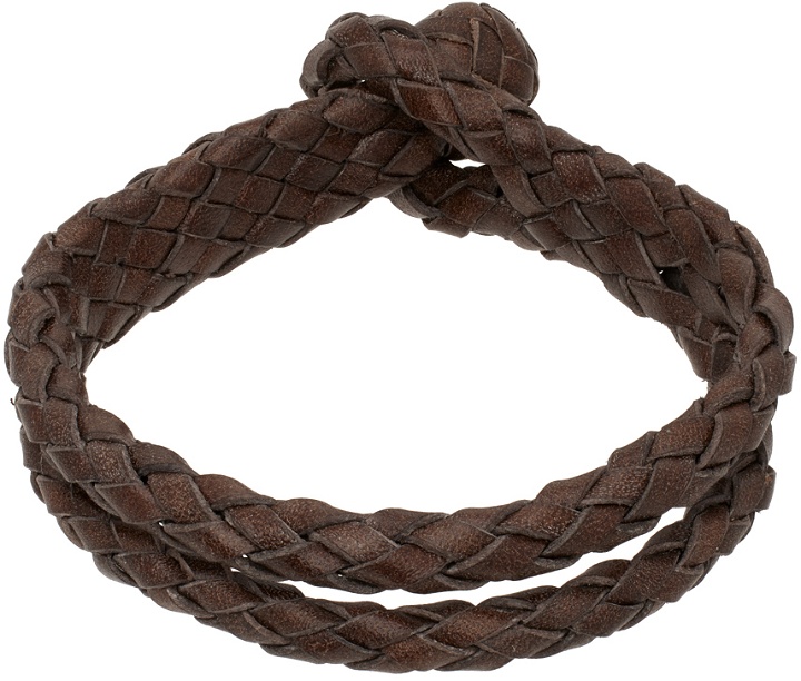Photo: RRL Brown Braided Leather Bracelet