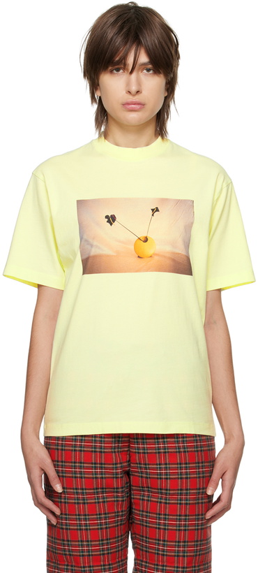Photo: Stockholm (Surfboard) Club SSENSE Exclusive Green Daniella Murphy & Alex Knost Edition T-Shirt