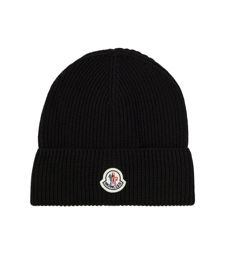 Photo: Moncler - Ribbed-knit cotton beanie