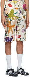 Gucci Off-White Cotton Shorts