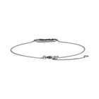 Saint Laurent Silver Logo Bracelet