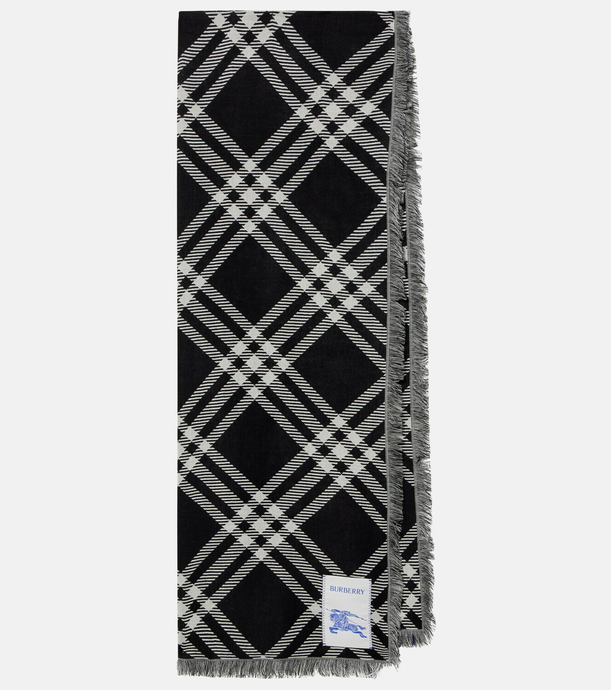 Burberry Burberry Check wool and silk scarf