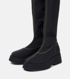 Ganni - Over-the-knee sock boots