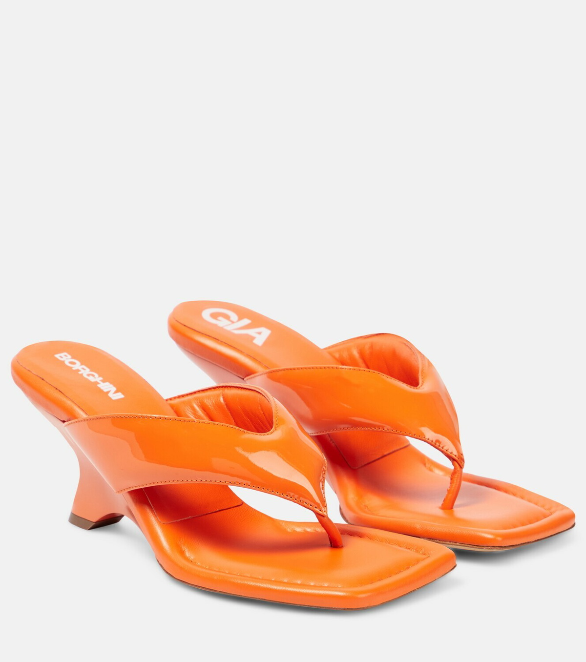 Gia Borghini - Gia 6 leather thong sandals