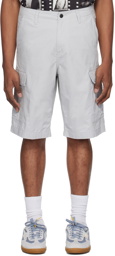 Carhartt Work In Progress Gray Regular Cargo Shorts