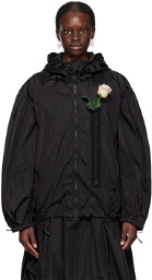 Simone Rocha Black Flower Jacket