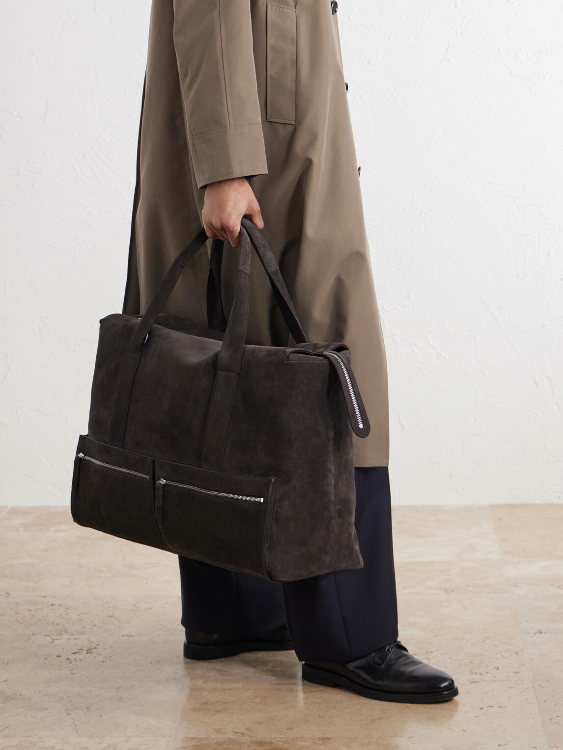 Métier - Racer 53 Suede Weekend Bag