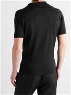 JOHN SMEDLEY - Payton Merino Wool Polo Shirt - Black