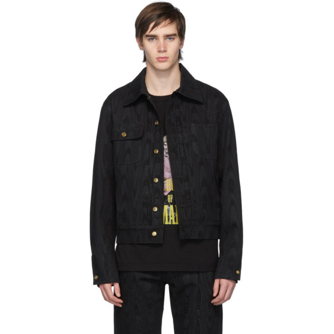 Photo: Linder Black Denim Moire Effect Jacket