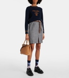 Prada Argyle cotton-blend jacquard socks