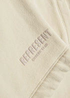 Represent Owners Club Logo Cotton Shorts Beige