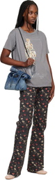 Marc Jacobs Blue 'The Bow Denim Mini Sack' Bag