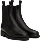 Golden Goose Black Leather Chelsea Boots