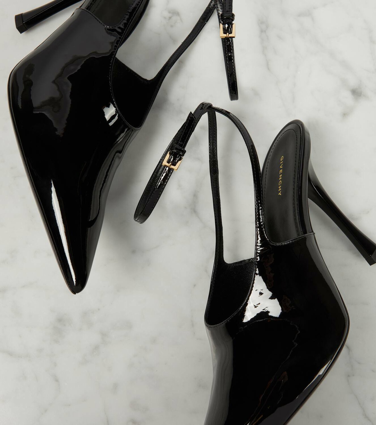 Givenchy Show patent leather slingback pumps Givenchy