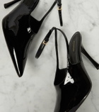 Givenchy Show patent leather slingback pumps