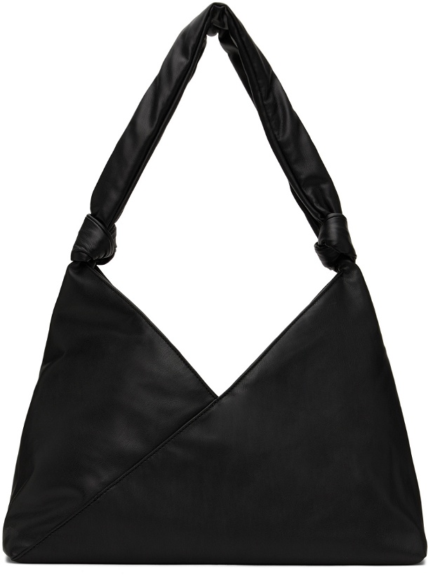 Photo: MM6 Maison Margiela Black Triangle Knotted Bag