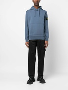 STONE ISLAND - Logo Cotton Hoodie