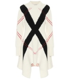 Alexander McQueen Argyle intarsia wool-blend sweater