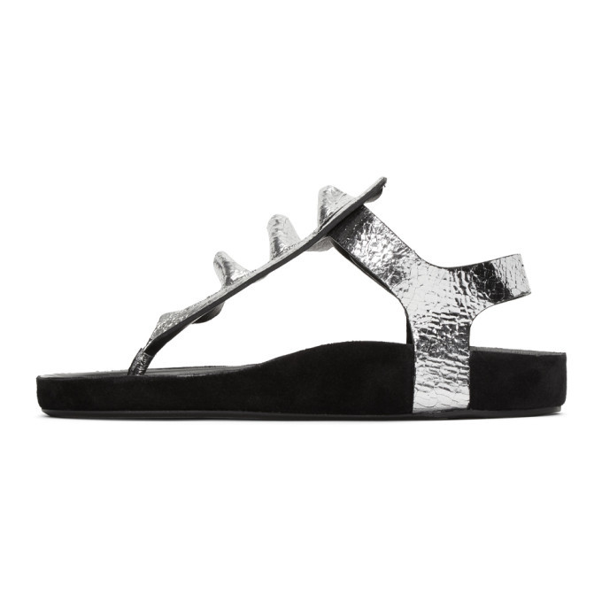 Isabel marant silver discount sandals